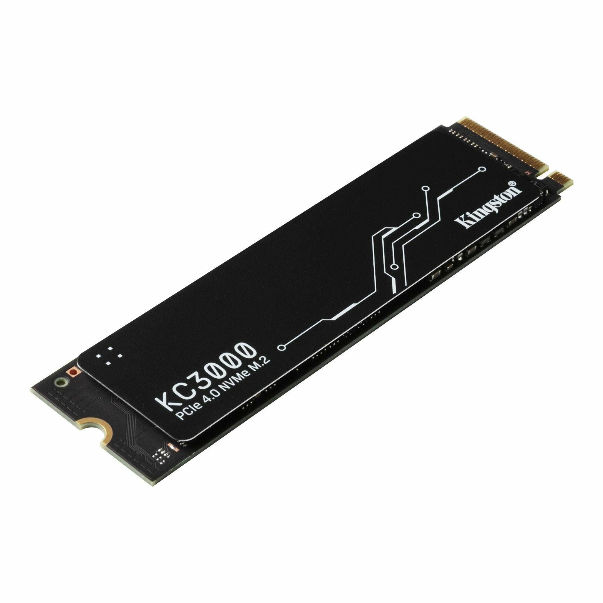 Накопитель SSD M.2 2280 Kingston KC3000 4TB PCI-E 4.0 x4 NVMe 3D TLC 7000/7000MB/s IOPS 1000K/1000K MTBF 2M 3,2 PBW graphen heatsink - фото №16