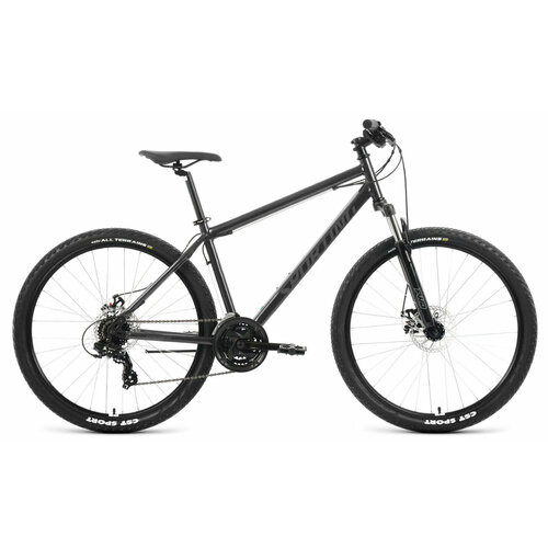 Горный велосипед Forward Sporting 27,5 2.0 D (2023) 17 Серо-черный (161-178 см) горный велосипед forward sporting 27 5 x 2021 17 серо зеленый 161 178 см