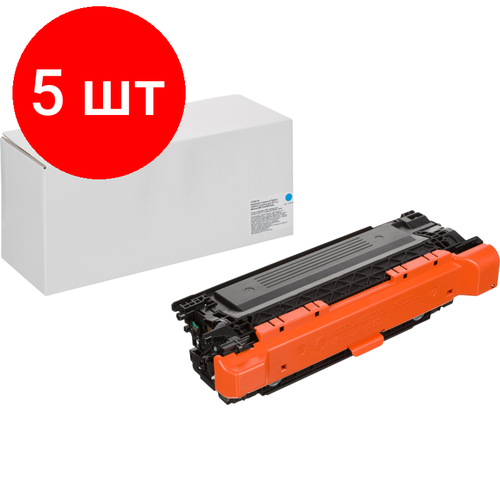 Комплект 5 штук, Картридж лазерный Retech CE401A гол. для HP CLJ M551dn/M575dn/M570dw