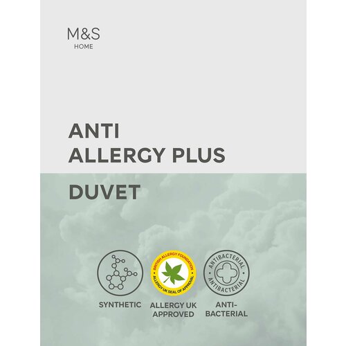 Одеяло гипоаллергенное всесезонное Marks And Spencer Anti Allergy Plus, размер Super King Size