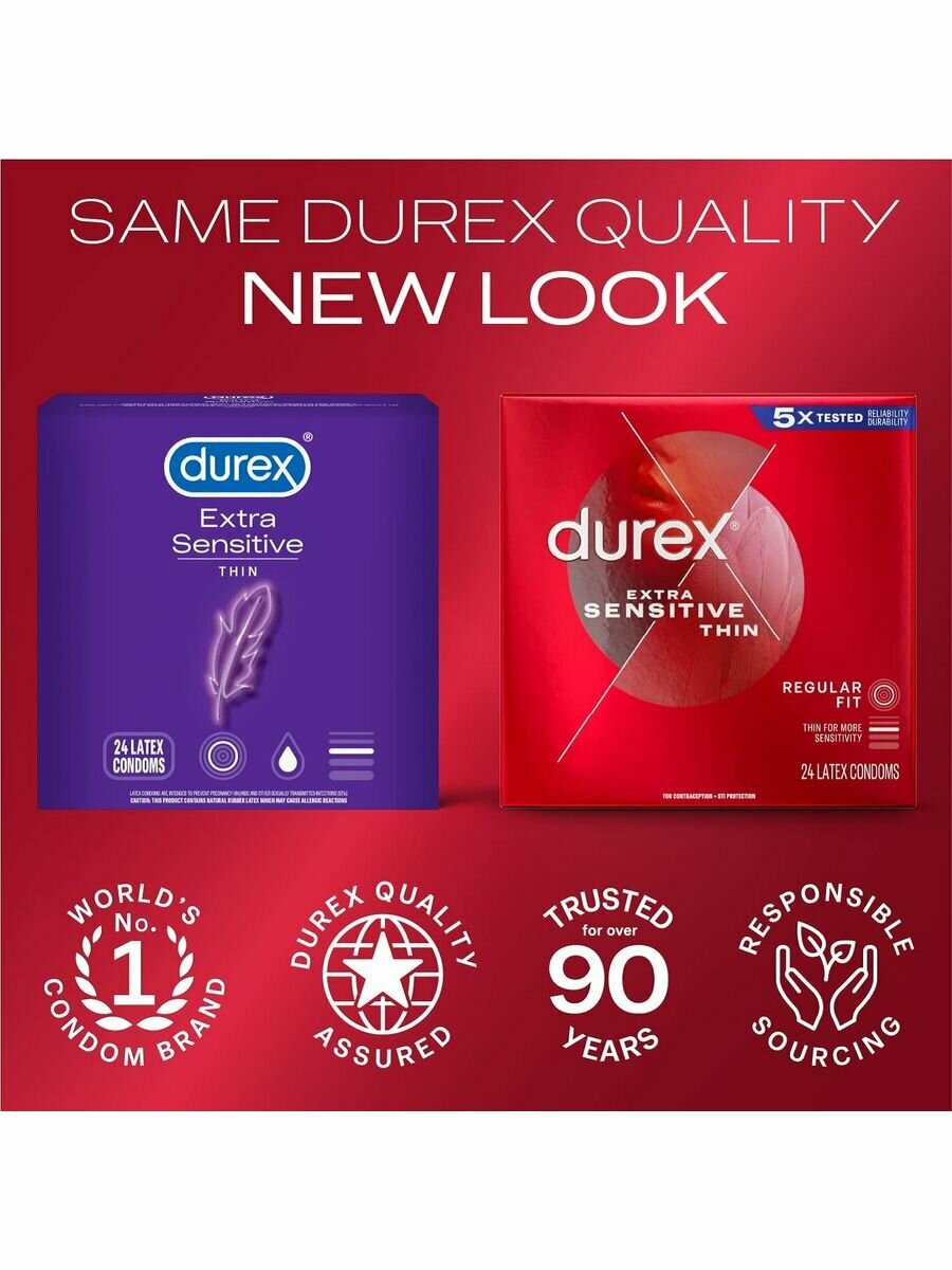 Презервативы Durex Extra Sensitive Ultra 24 шт