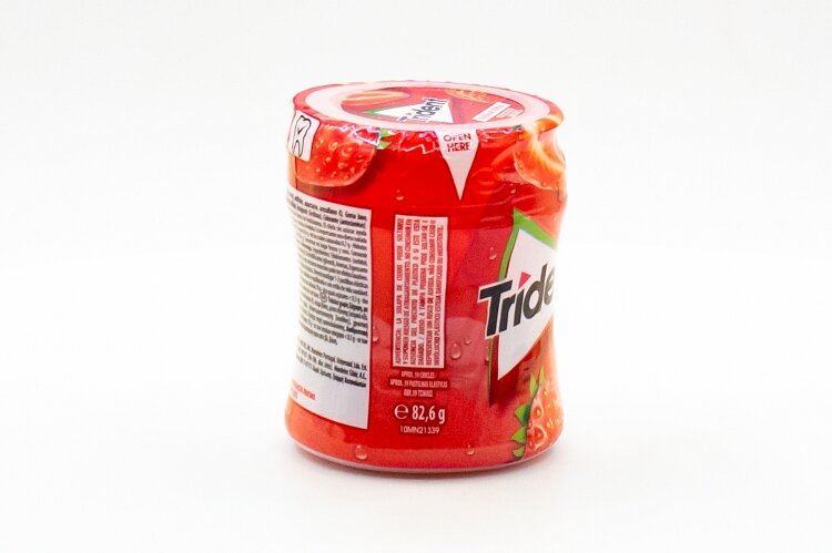 Жевательная резинка Trident без сахара со вкусом клубники 82,6 гр - фотография № 4