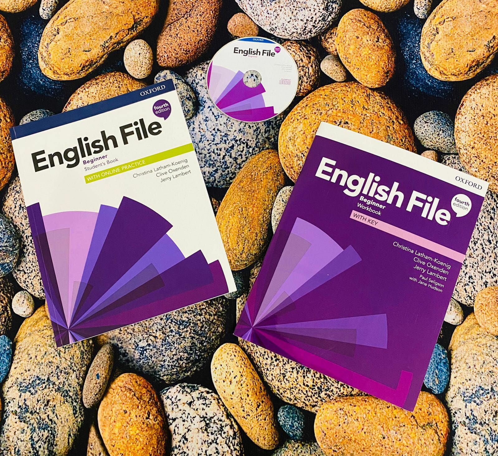 English File Beginner, четвертое издание, 4th edition, Учебник + рабочая тетрадь + диск