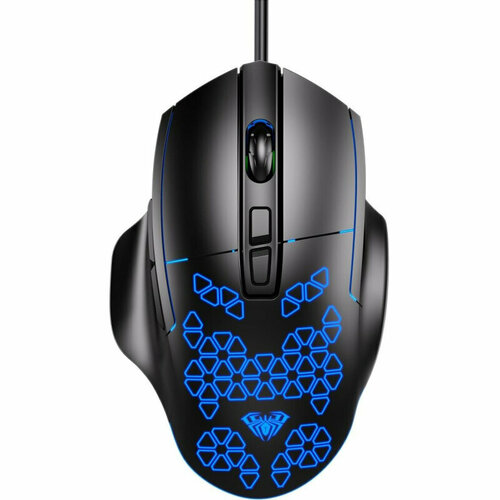 Мышь компьютерная проводная AULA F812 USB dpi1200-7200 7кл подсветка 1857515 156700₽