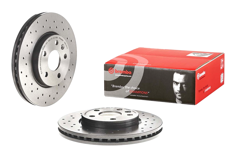 BREMBO 09. B355.1X (09B3551X) диск торм. перед. вент.[276x26] 5 отв. (Комплект 2 штуки)