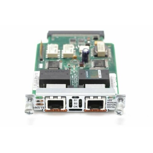 Модуль расширения CISCO 2-PORT ISDN BRI VOICE MODULE [VIC2-2BRI-NT/TE] модуль cisco vic2 4fxo