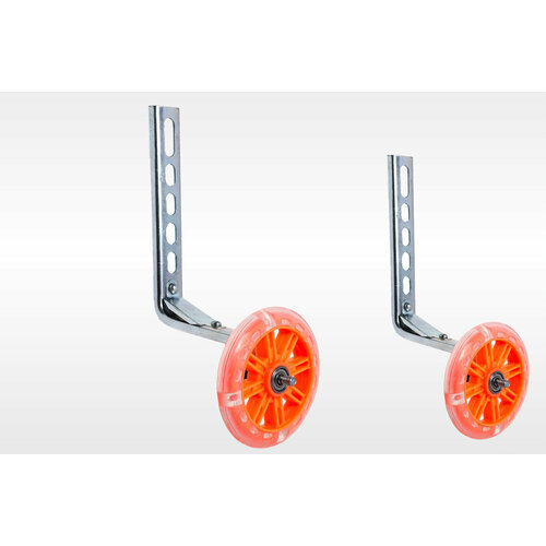 фото Велосипедные колеса боковые детские (пара) (+подсветка, с подшипниками, 115мм, цвет ассорти) нет бренда