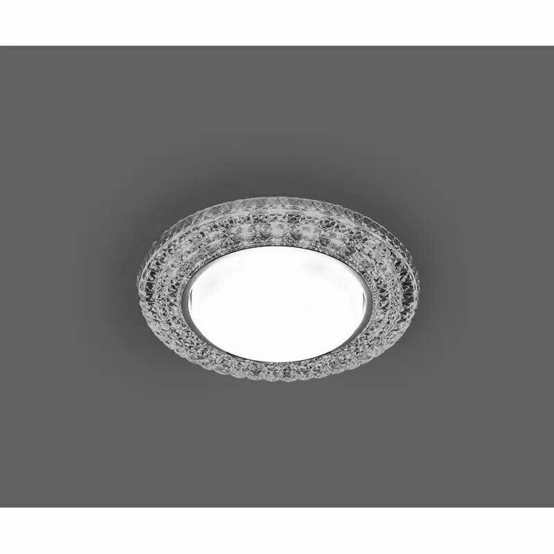Светильник встраиваемый с белой LED подсветкой Feron CD4020 потолочный GX53(Без лампы в комплекте) — фото 1