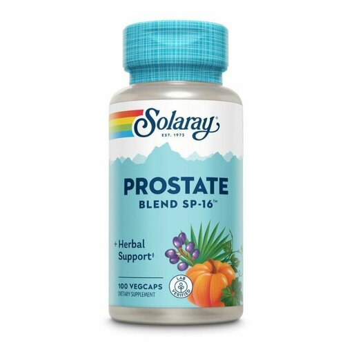 фото Solaray, sp-16, смесь для здоровья простаты, 100 капсул vegcaps
