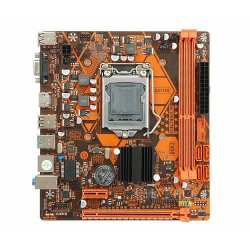 Материнская плата Esonic H61DA1 V51 Socket1155 H61 mATX2DDR34SATA VGA HDMI PC1333 499000₽