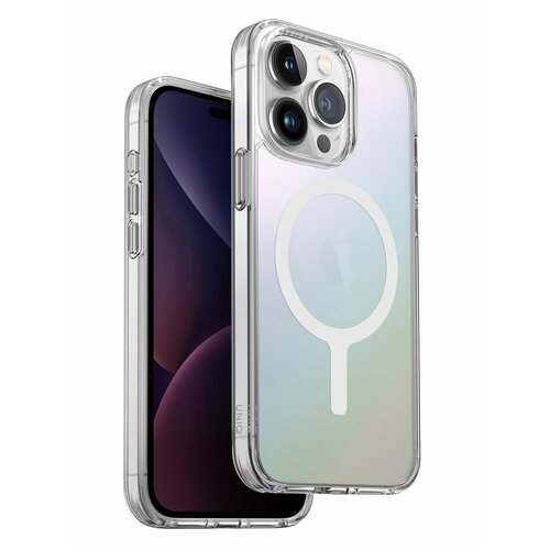 Uniq для iPhone 15 Pro чехол Lifepro Xtreme Iridescent (MagSafe) панель пластиковая uniq lifepro xtreme для samsun