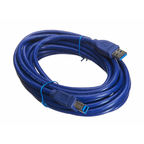 Кабель Netko (NUSB-3.0AB-5m-php/blu)