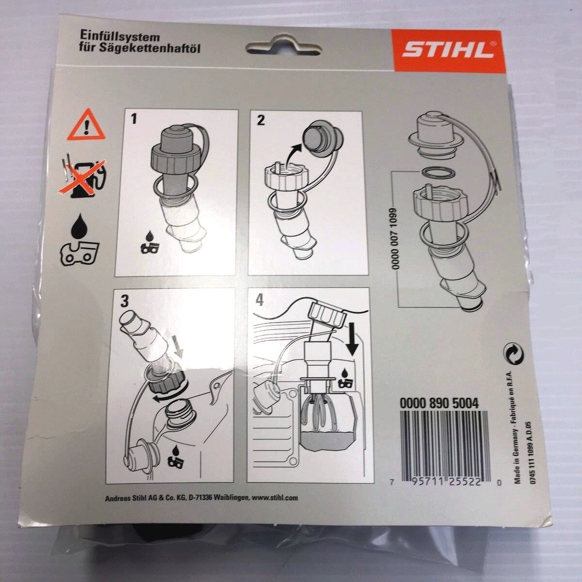 Система заправки масло Stihl 0000-890-5004 - фотография № 8