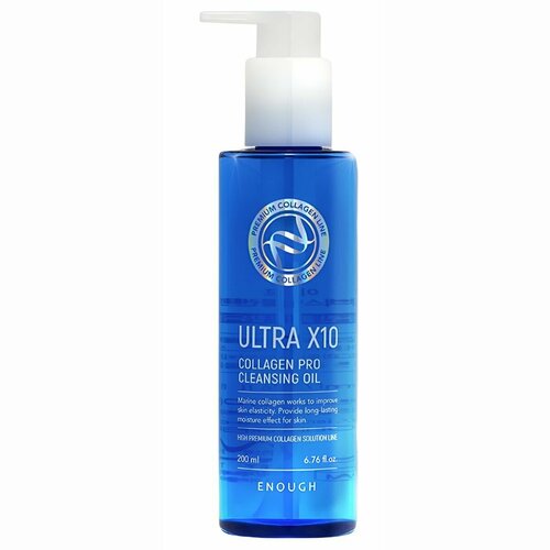 фото Гидрофильное масло для лица с коллагеном enough ultra x10 collagen pro cleansing oil
