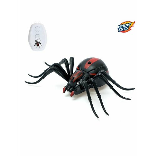 Паук радиоуправляемый Черная вдова работает от батареек брошь tasyas паук черная вдова