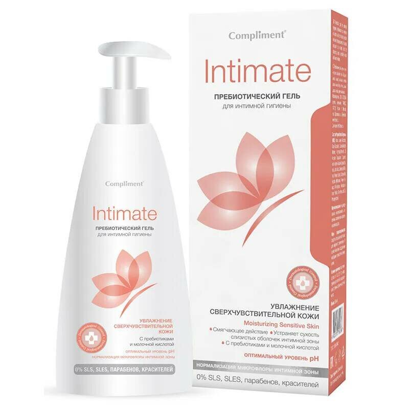 Картинки Compliment Intimate Гель с пребиотиками для интимной гигиены 250 мл