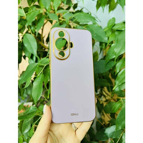 Силиконовый чехол xinli для Huawei Nova 11 и Huawei Nova 12s / Хуавей Нова 11 и Хуавей Нова 12s (Пурпурный)