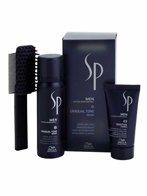 SP Just Men Gradual Tone BROWN Краска мужская 60+30 мл