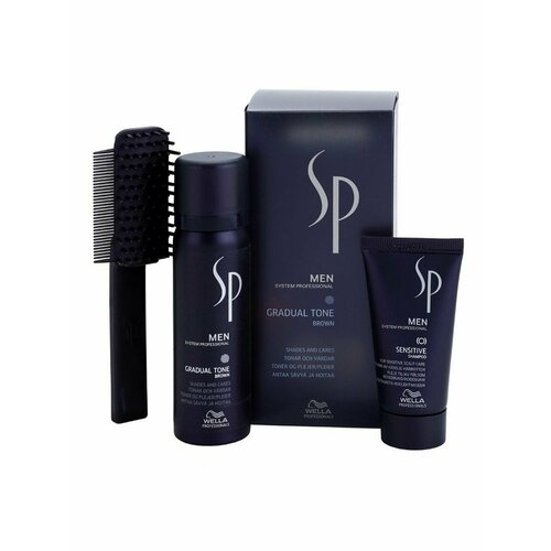 SP Just Men Gradual Tone BROWN Краска мужская 60+30 мл