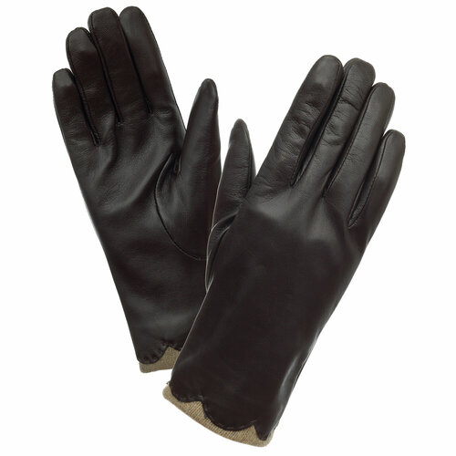 фото Перчатки tony perotti, размер 7.5, коричневый