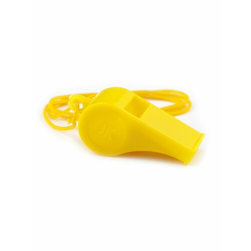 Свисток спортивный судейский Estafit, пластик, 1 шт, желтый