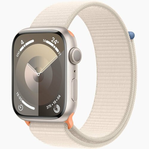 Смарт-часы Apple Watch Series 9 GPS 45mm Starlight Aluminium Sport 4899900₽
