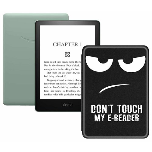 Электронная книга Amazon Kindle PaperWhite 2021 16Gb Ad-Supported Agave Green с обложкой ReaderONE PaperWhite 2021 Anger