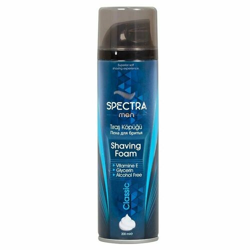 SPECTRA Пена для бритья Classic 200 мл Турция 347₽