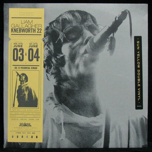 Виниловая пластинка Warner Liam Gallagher – Knebworth 22 (2LP, + poster, coloured vinyl) виниловая пластинка liam gallagher knebworth 22