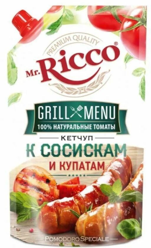 Mr.Ricco Кетчуп К сосискам и купатам, 300 г