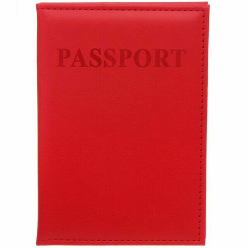 Обложка для паспорта Восток, красный