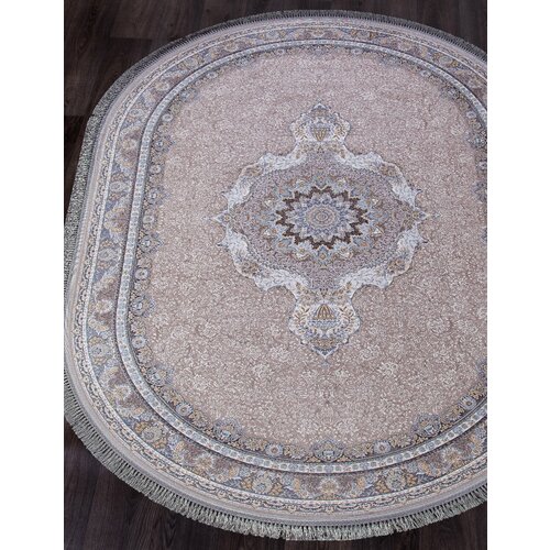 Ковер G252 - LIGHT GRAY - Овал - коллекция FARSI 1200 (2x3м.)