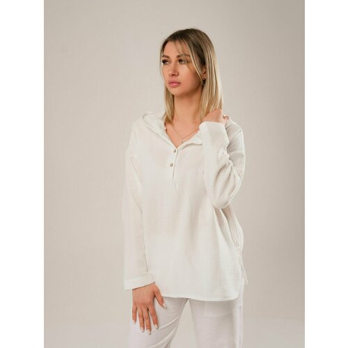 фото Рубашка arianna sew, размер 56-58, белый