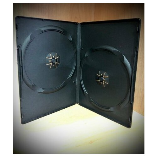 BOX на 2 DVD, slim, 9 мм, 100 шт. черный