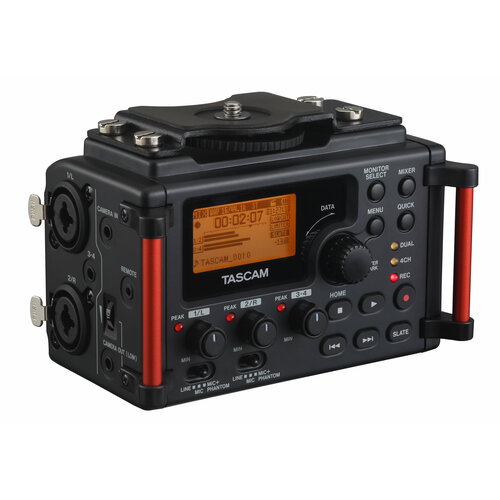 Tascam DR-60D MK2 многоканальный портативный аудио рекордер, Broadcast Wav (BWF)/MP3