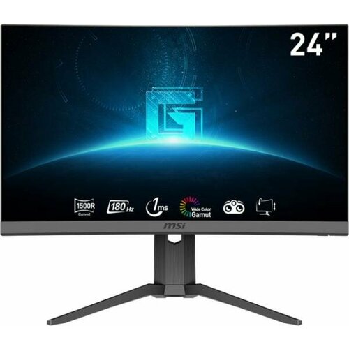 Монитор 23.6 MSI Optix G24C6P черный VA 1920x1080 250 cd/m^2 1 ms HDMI DisplayPort Аудио 9S6-3BA04T-075 (Уценка, б/у) монитор 24 benq gl2460hm черный tn 1920x1080 250 cd m 2 ms