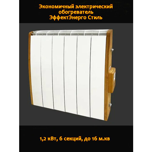 Электрический обогреватель 12 кВт 6 секций безопасный экономичный конвектор ЭффектЭнерго Премиум мини электрокотел 3935000₽