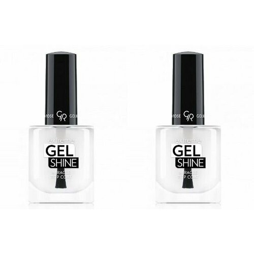 Golden Rose Гель-лак Extreme Nail Color, топ- закрепитель, 2 штуки