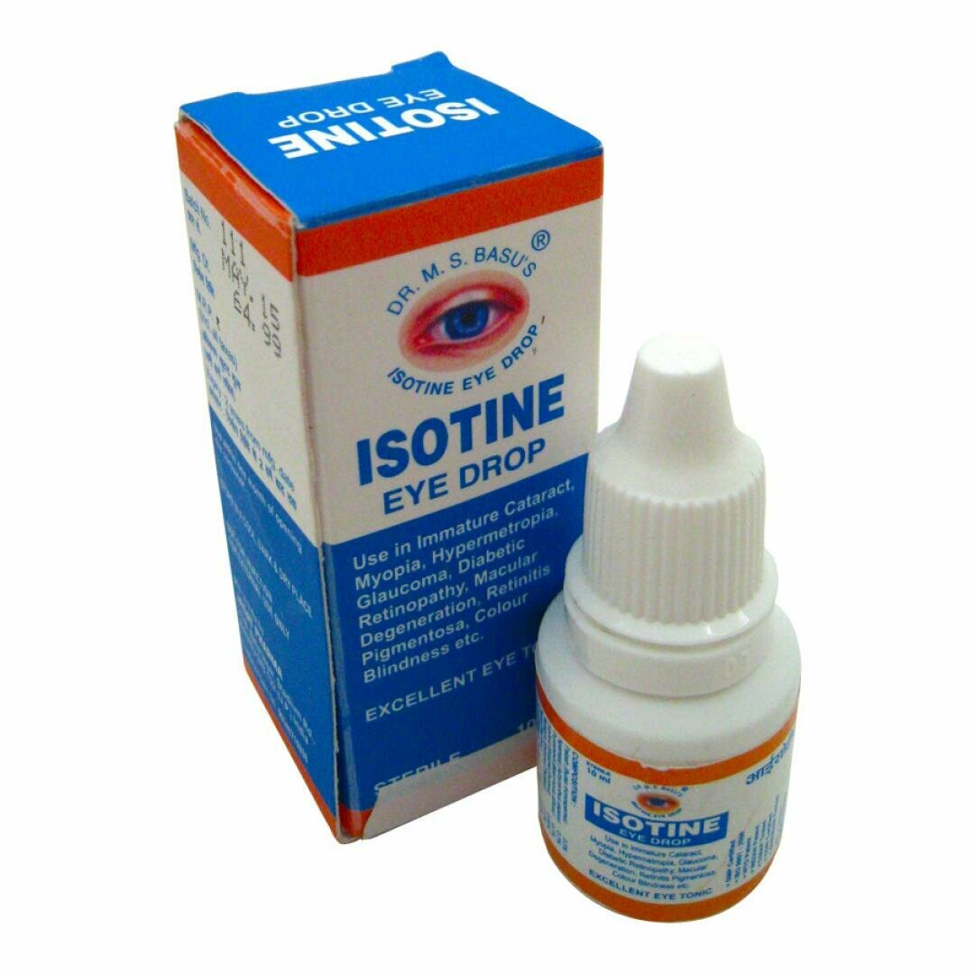 Картинки Лосьон для глаз индийский Айсотин (Isotine) Jagat pharma 10мл