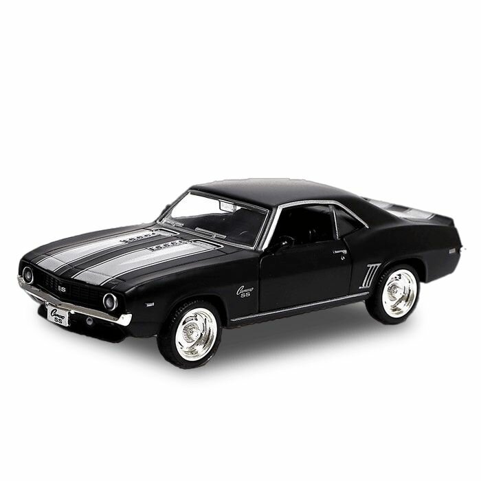 Машина металлическая CHEVROLET CAMARO SS, 1:32, открываются двери, инерция, цвет матовый