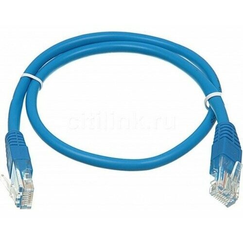 Патч-корд cat5E molded RJ-45 (m)-RJ-45 (m) 0.5м Синий