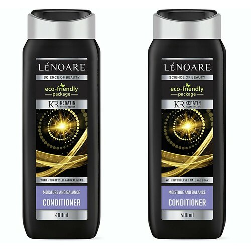 LENOARE Кондиционер для волос Увлажнение и баланс, 400 мл, 2 шт