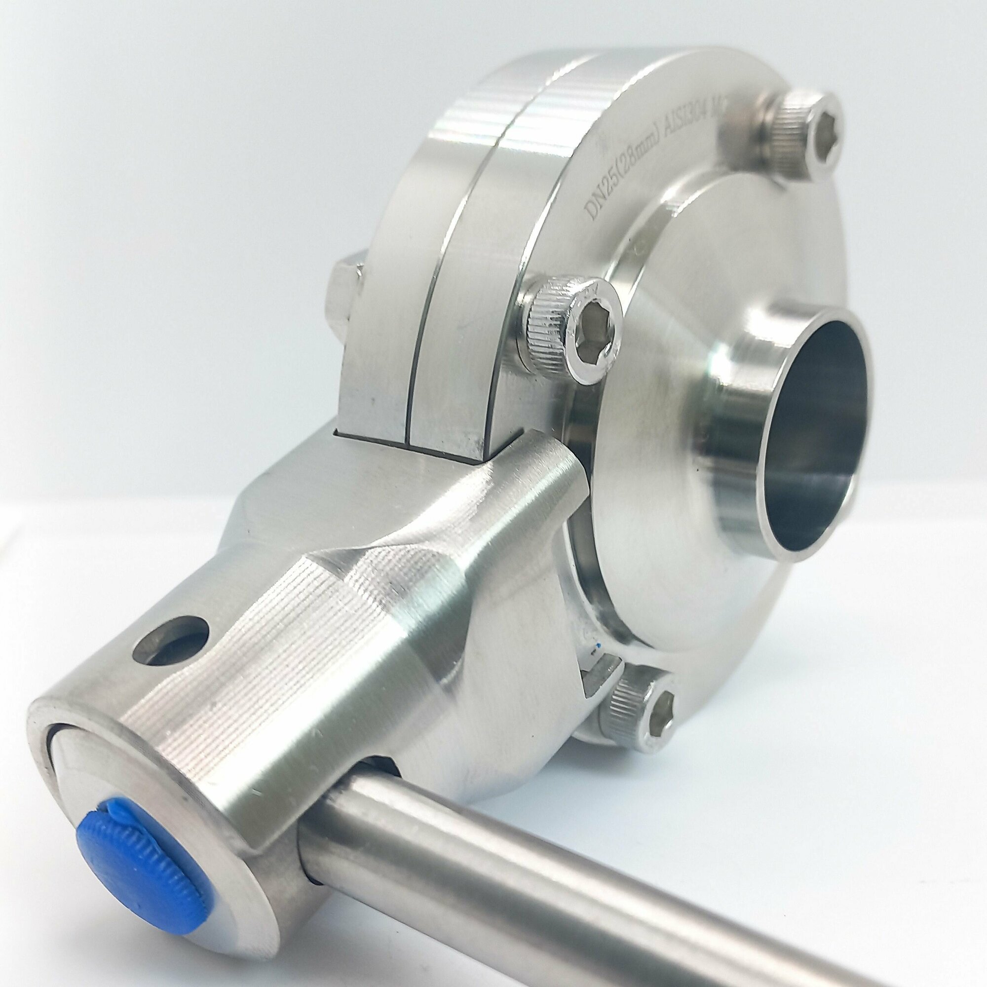 Затвор дисковый нержавеющий сварка-сварка DN32 DIN AISI 304