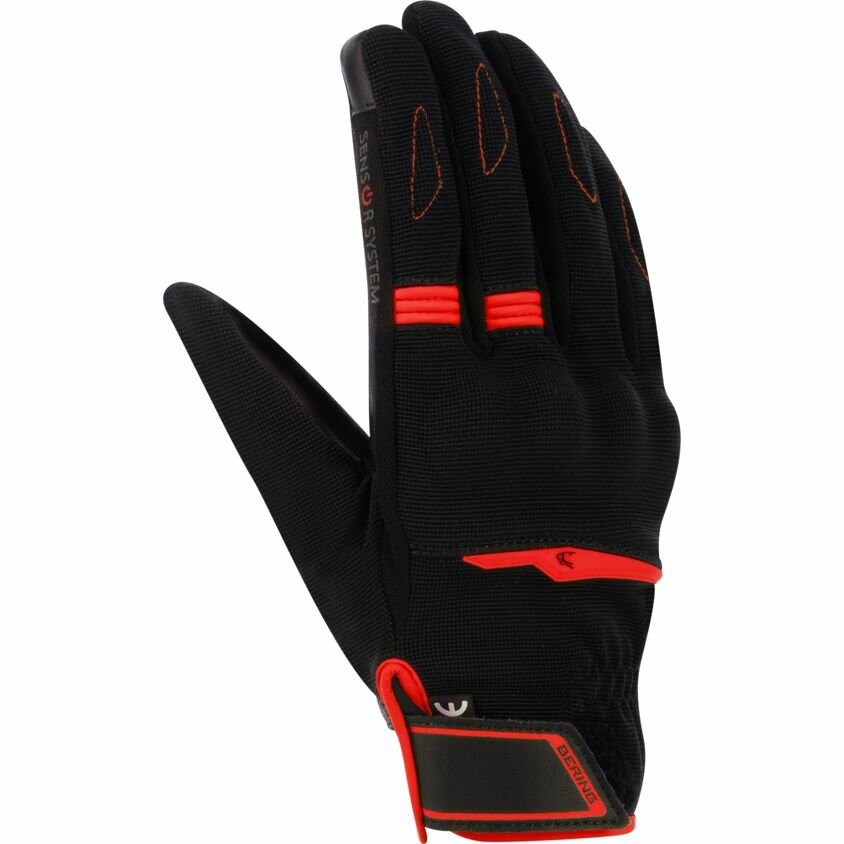 Мотоперчатки текстильные мужские Bering FLETCHER EVO Black/Red, T8