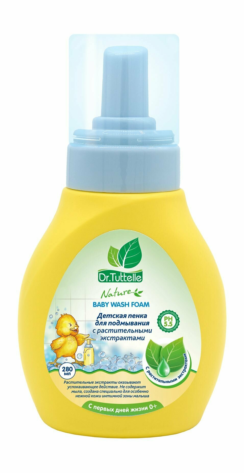 Детская пенка для купания с растительными экстрактами Dr.Tuttelle Baby Wash Foam