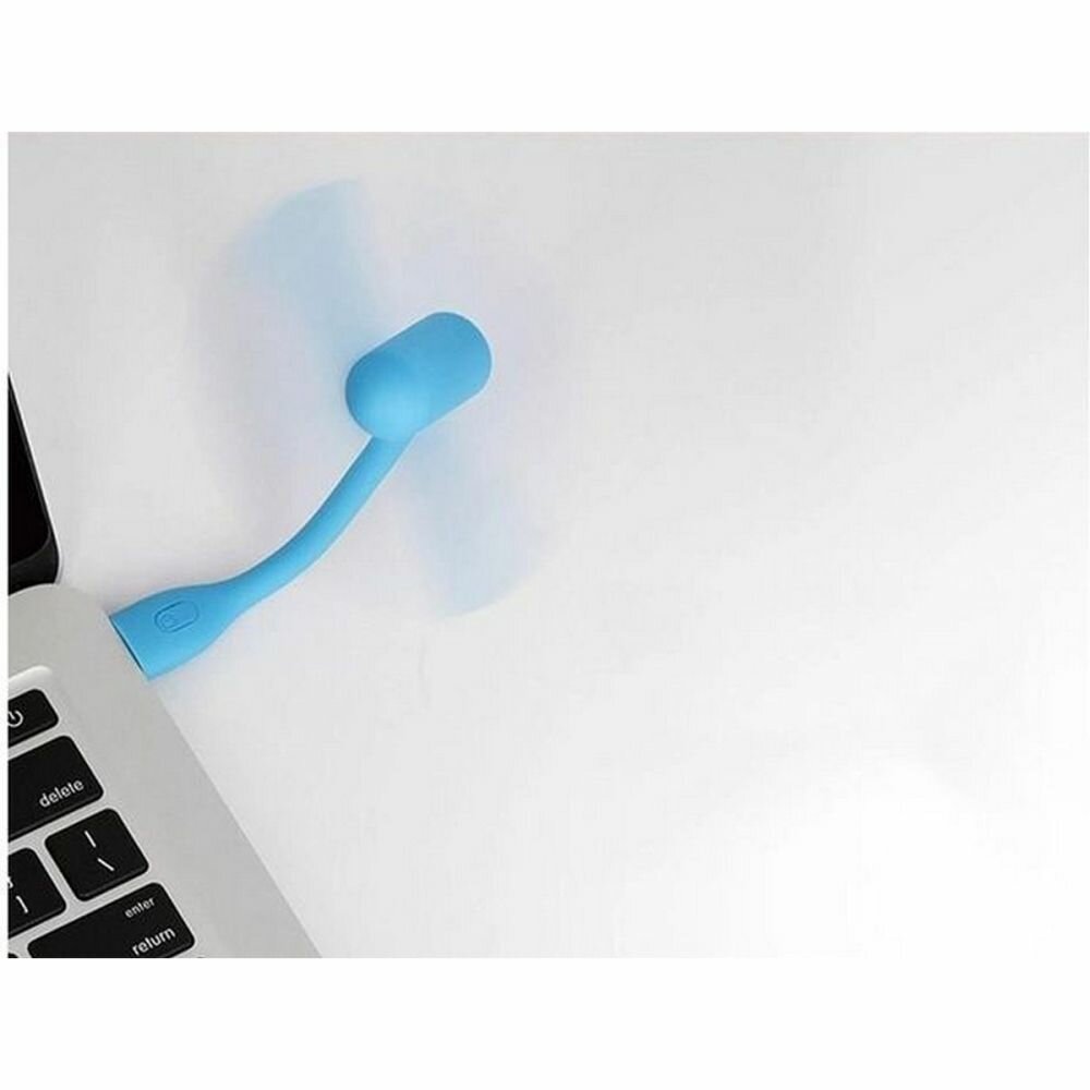 Настольный вентилятор ZMI portable USB fan (blue)3-speed - фотография № 4