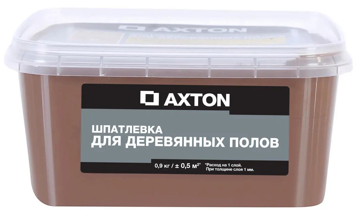 Шпатлёвка Axton для деревянных полов 0.9 кг хани