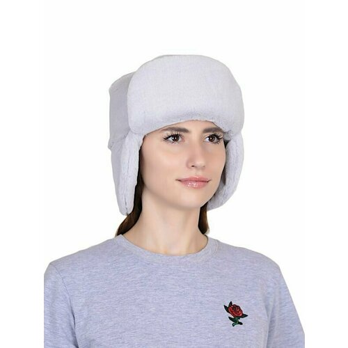 фото Шапка ушанка shopshap ушанка shopshap флавия, размер 56, голубой