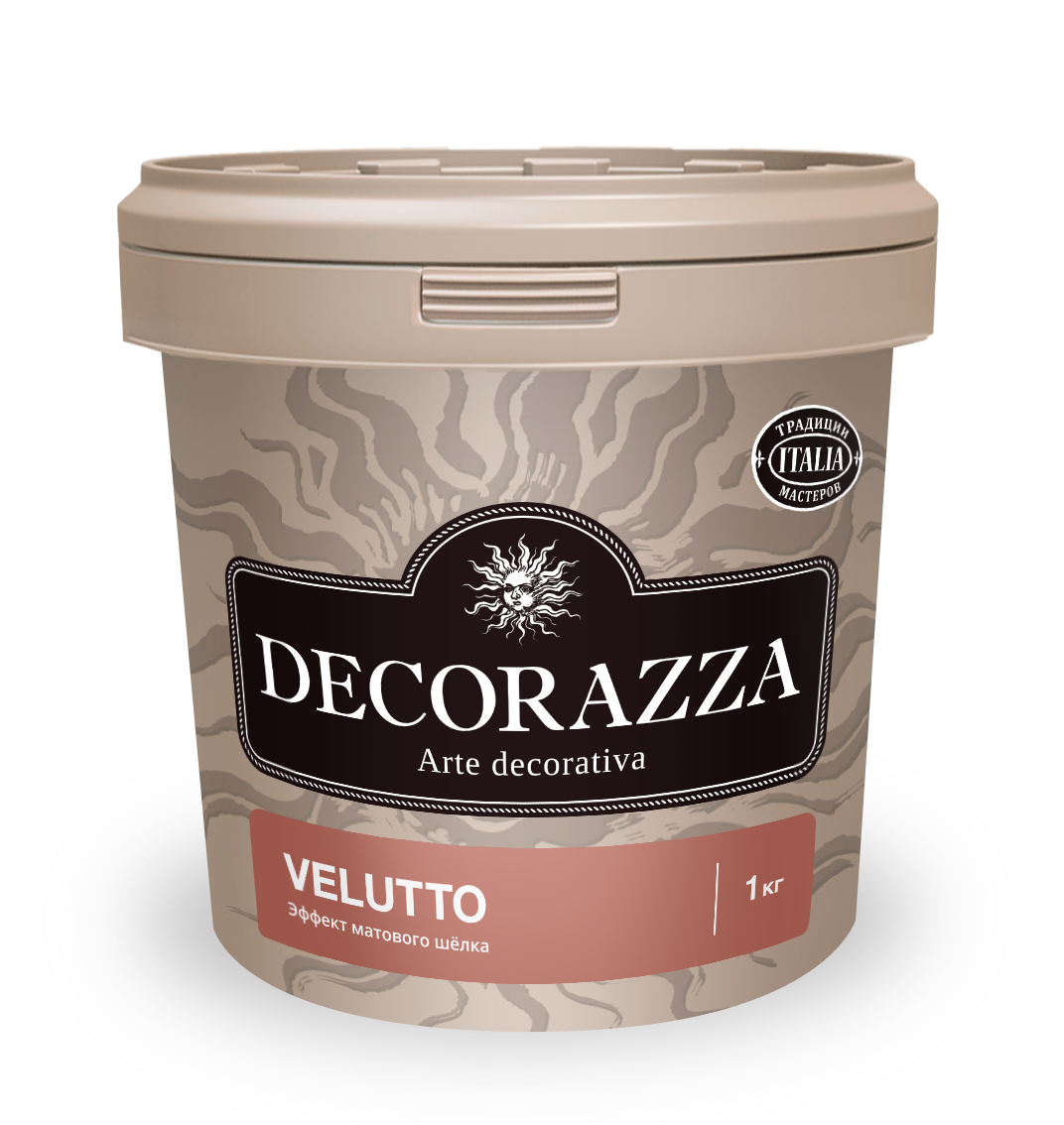 Декоративная штукатурка Decorazza Velluto, матовый шелк, VT 001, 1 кг