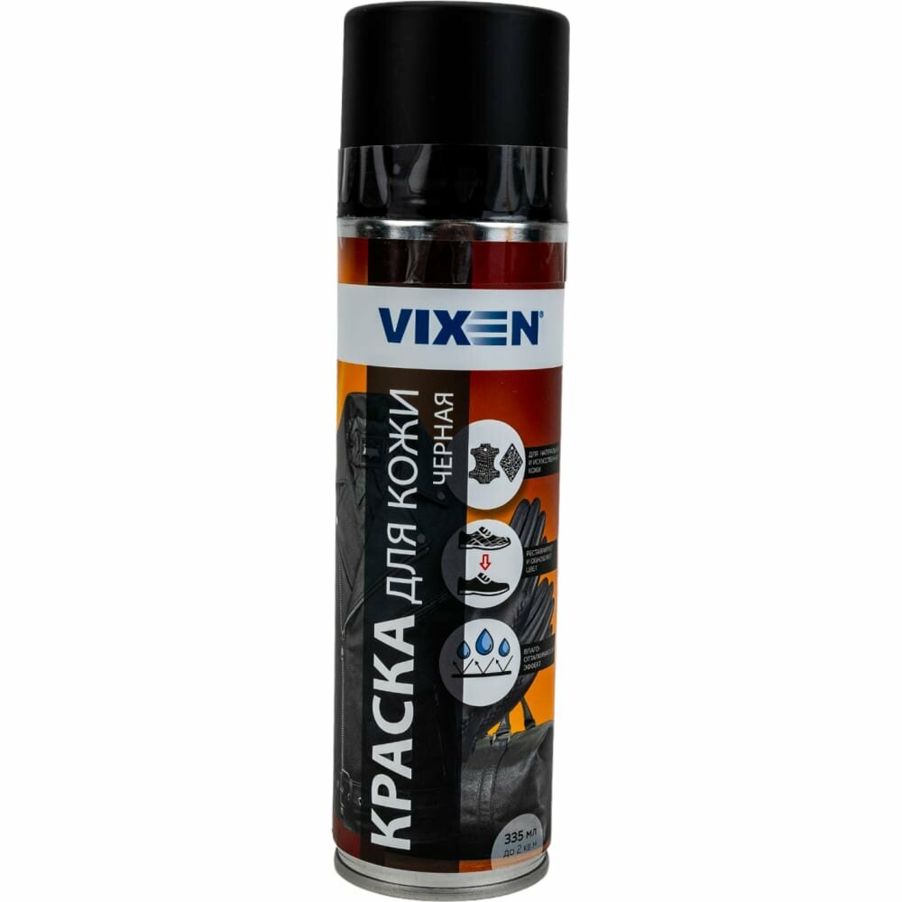 Краска для кожи черная VIXEN VX-90022 335 мл